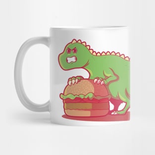 Dino Burger Mug